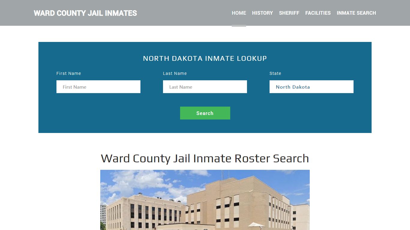 Ward County Jail Inmate Roster Lookup, Minot, ND